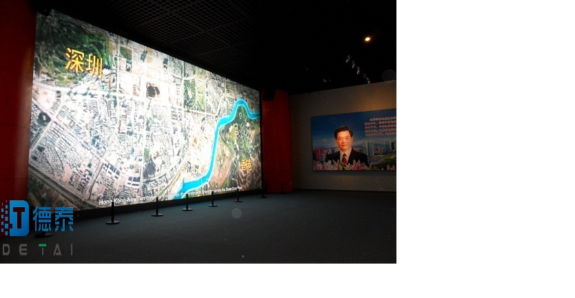 深圳市市民中心博物馆P6全彩LED显示屏80平方